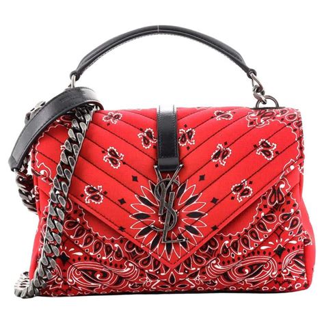 ysl red bandana bag|Saint Laurent Official Online Store .